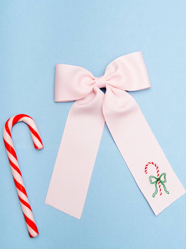 Candy Cane Bow for wholesale by Winn and William