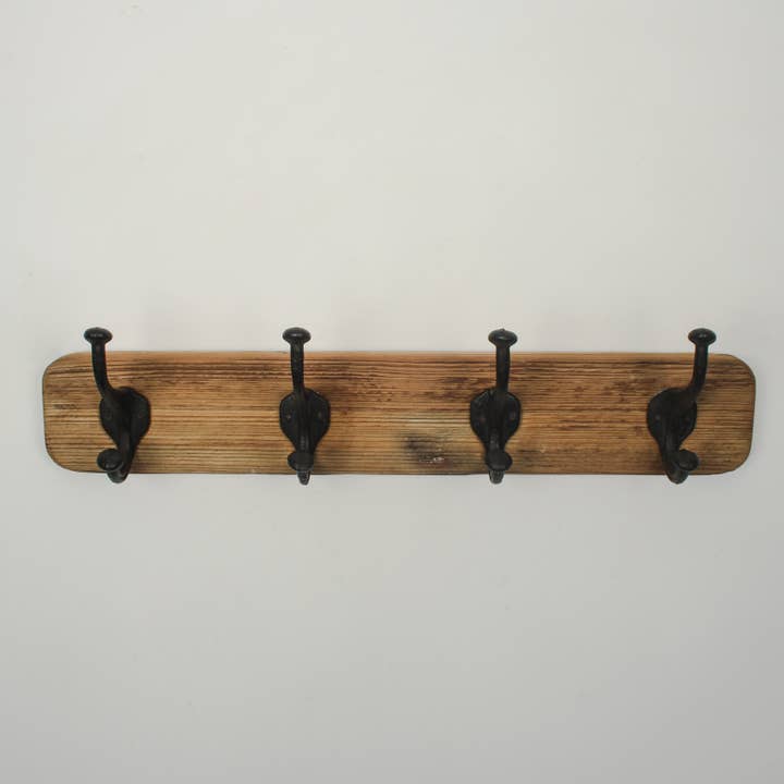 Originals International Ltd – wholesale Wall hook – Metal Hooks on Wood Board 60cm1
