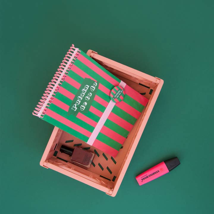 "VERDOMME TO DO" Notitieboekje -A5-Badge inbegrepen MauvaisesGraines voor wholesale door MauvaisesGraines