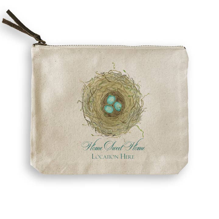 French Graffiti – Toalha de chá por atacado – Ninho com Ovos Azuis e Localização7