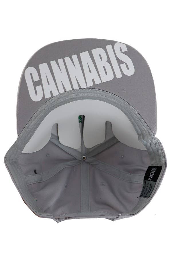 Cap Zone - Vente Casquette à visière plate – homme - Fermeture à glissière brodée en forme de feuille de cannabis10