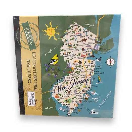 Rompecabezas de 1000 piezas de Nueva Jersey para venta al por mayor de Galleyware