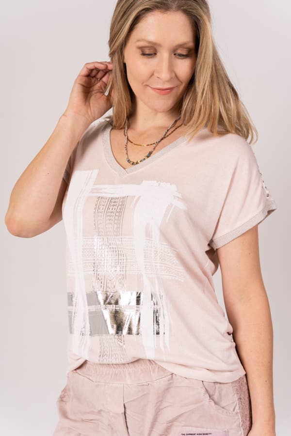 Look Mode Usa - Vendita all'ingrosso Maglietta - Donna - Top donna con stampa a quadri4