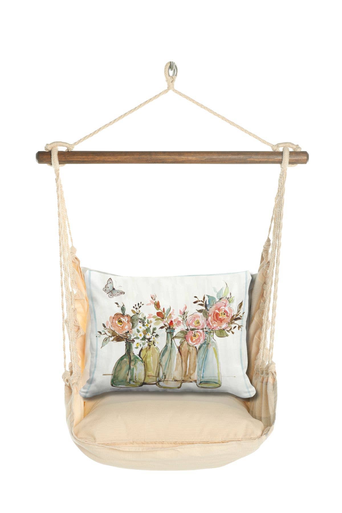 Magnolia Casual - Wholesale Swing Set - Hammock Swing 4-Piece Set indoor / outdoor - Magnolia Stripe11