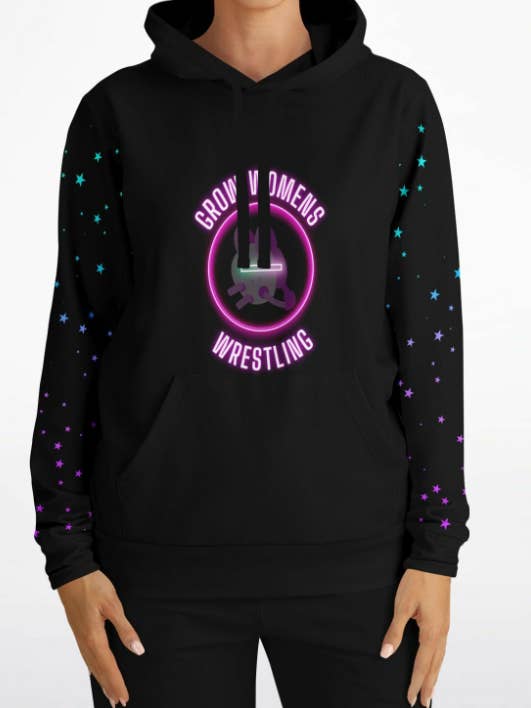 Felpa con cappuccio "Crescere il wrestling femminile" per la vendita all'ingrosso da parte di Allsportz Sports Store