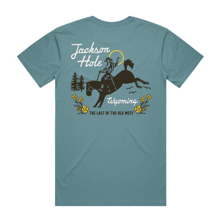 T-shirt Old West de Jackson Hole pour la vente par Wyld & Roam