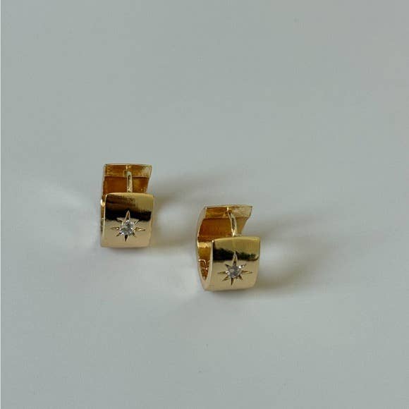 Tramps+Thieves - Wholesale Hoop Earrings - Linda Star Hoops
