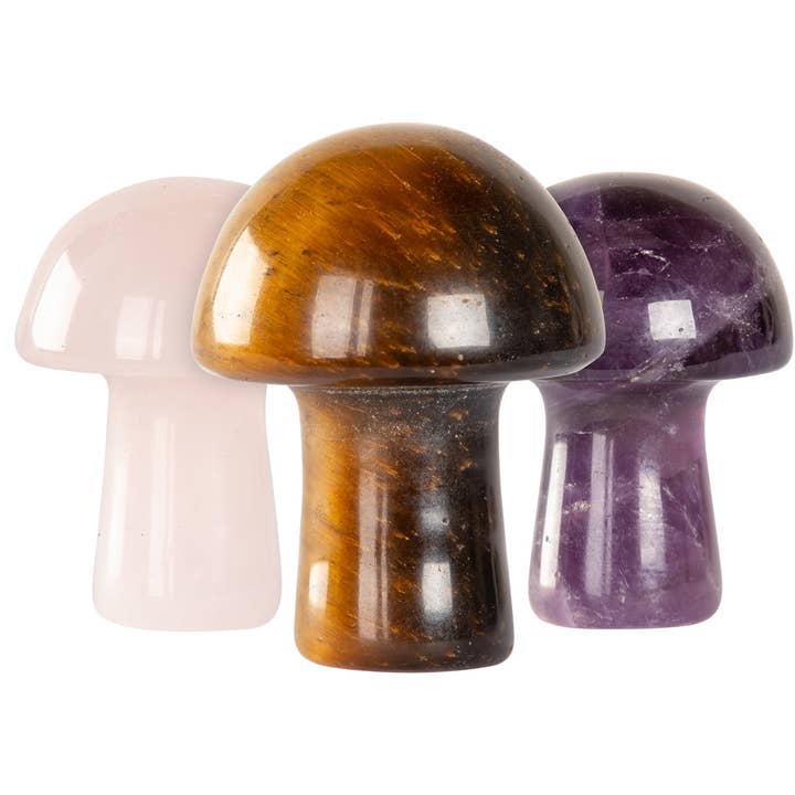 Benjamin International - Wholesale Spiritual Stone/Crystal - Crystal Mushrooms