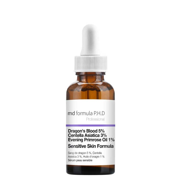 Sensitive Skin Serum Dragon's Blood 5%, Centella Asiatica 3%, Evening Primrose Oil 1% 30ml for wholesale by F&J USA LLC - Dr Botanicals - skinChemists