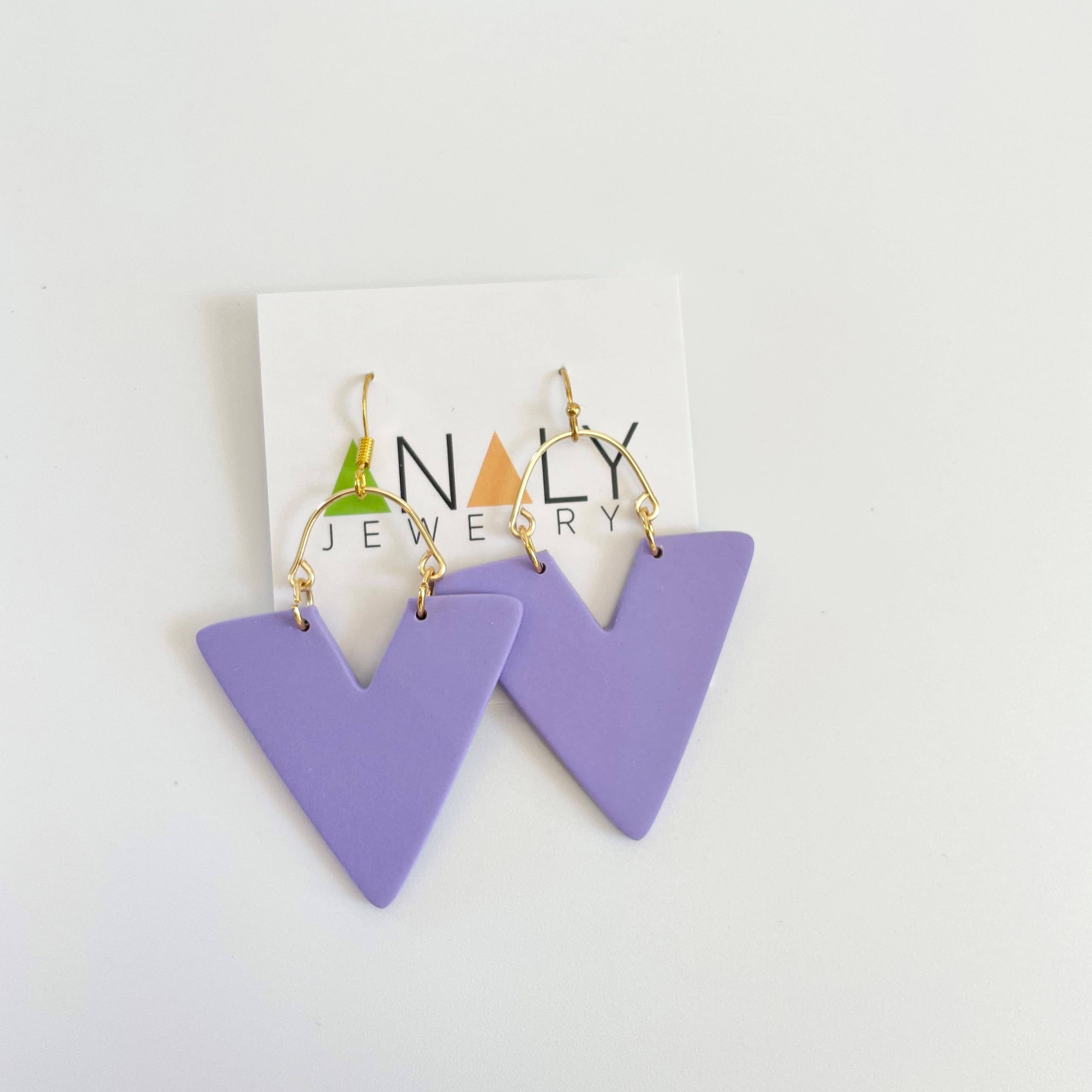 AnalyJewelry - Wholesale Dangle Earrings - Hook Triangle Drop Earrings4