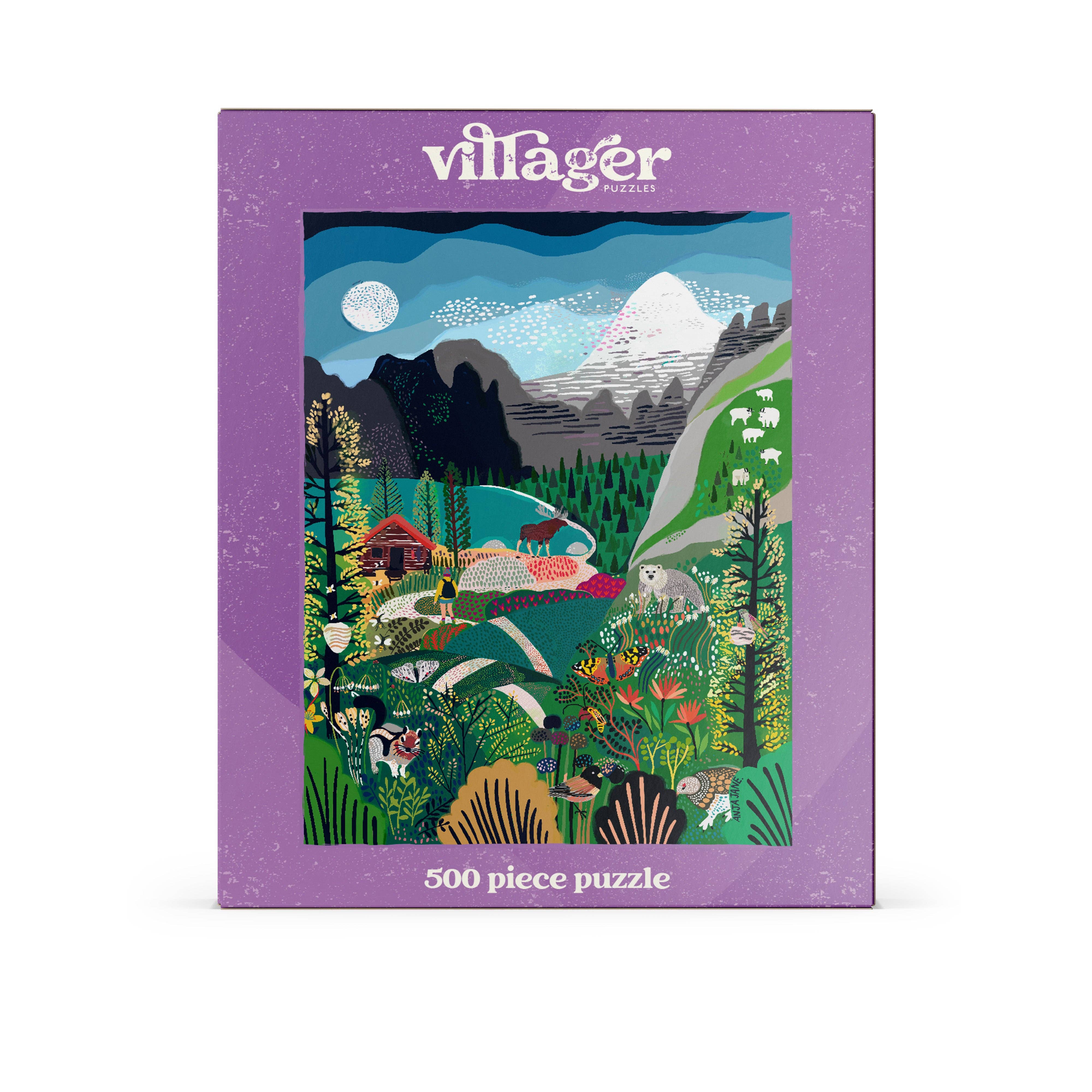 Villager Puzzles - Wholesale Puzzle - Adult - Rockies Explorer 500-Piece Puzzle | Designed in BC Canada1