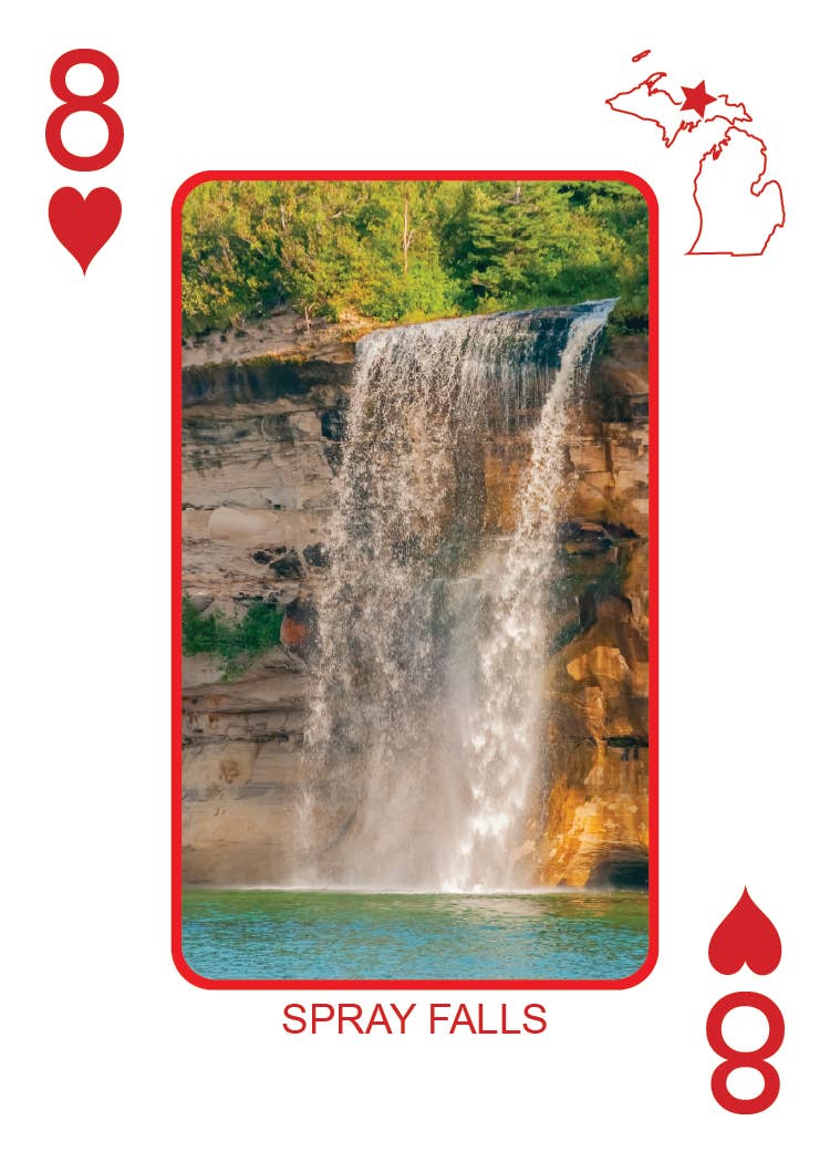 Phil Stagg Photography - Wholesale Playing Cards - WATERFALLS OF MICHIGAN - Playing Cards - Euchre Friendly35