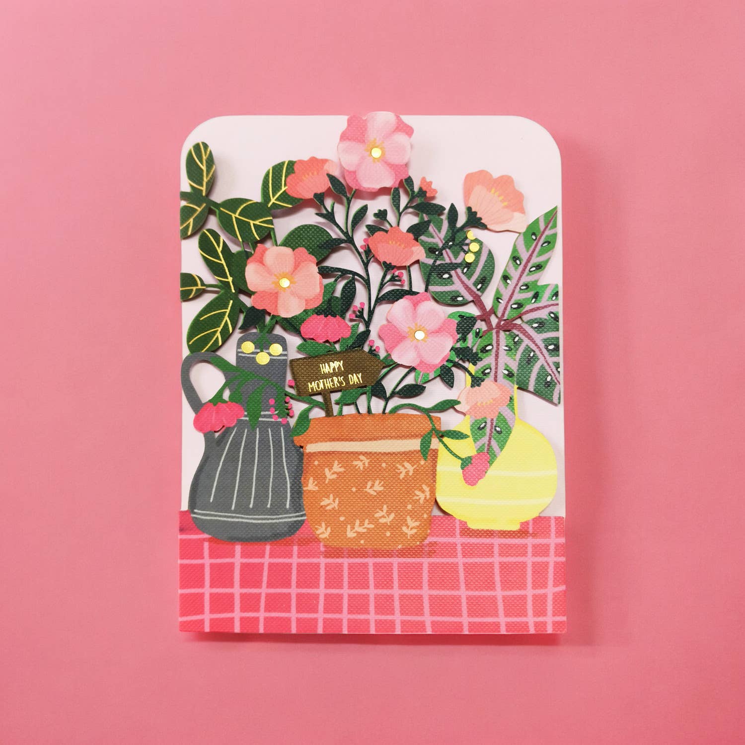 Alljoy Design - Vente Carte pour la fête des Mères - Carte fête des mères avec motif fleurs - AL219
