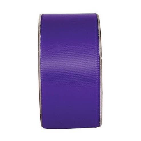 Anita's Ribbon, Wide Satin, Deep Purple, 3m for wholesale by West Design Products UK