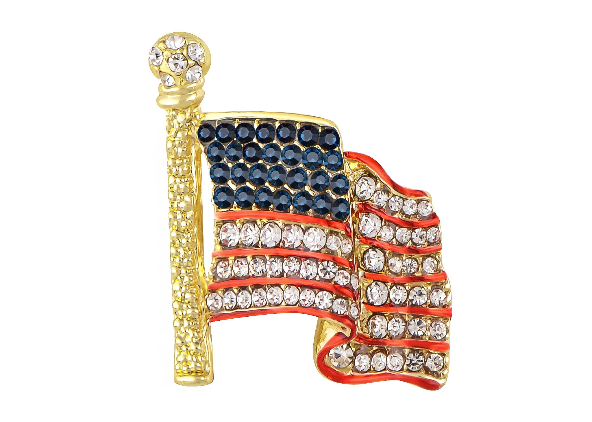 AK Brand – Großhandel Broschen – Brosche mit amerikanischer Flagge der USA, 4. Juli99