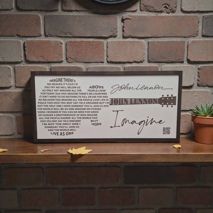 Crates Etc - Vente Pancarte - John Lennon, Rock and roll, classique, western, unique, chanson0