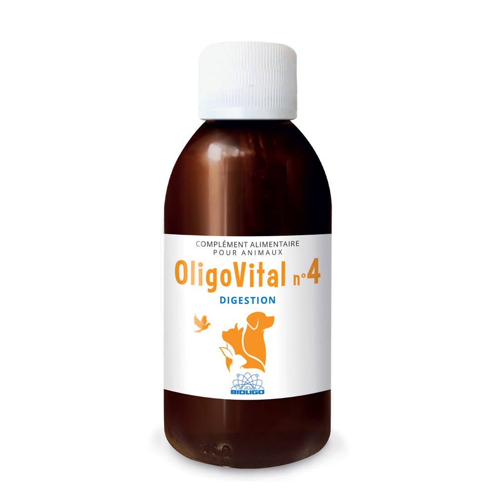Propos'Nature – Engroshandel Supplement til kæledyr - Kat/hund – Oligovital 4 - Fordøjelse - Til dyr - 150ml, 500ml0