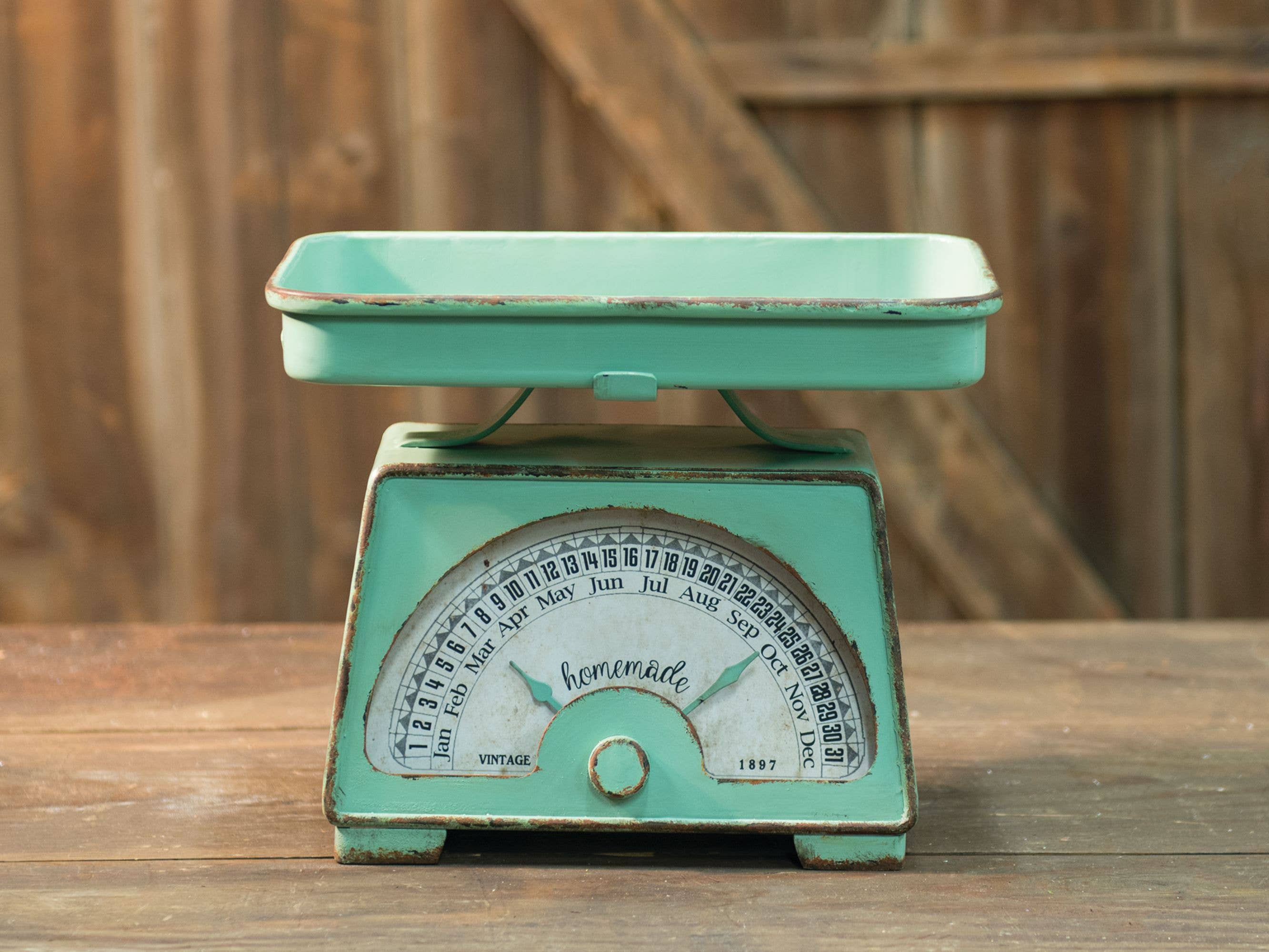 Col House Designs - Wholesale Decorative Tabletop Object - Vintage Scale Calendar1