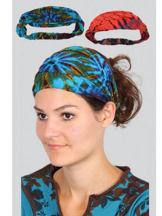 Tie-Dye Headwrap (HB-39) for wholesale by Kathmandu Imports