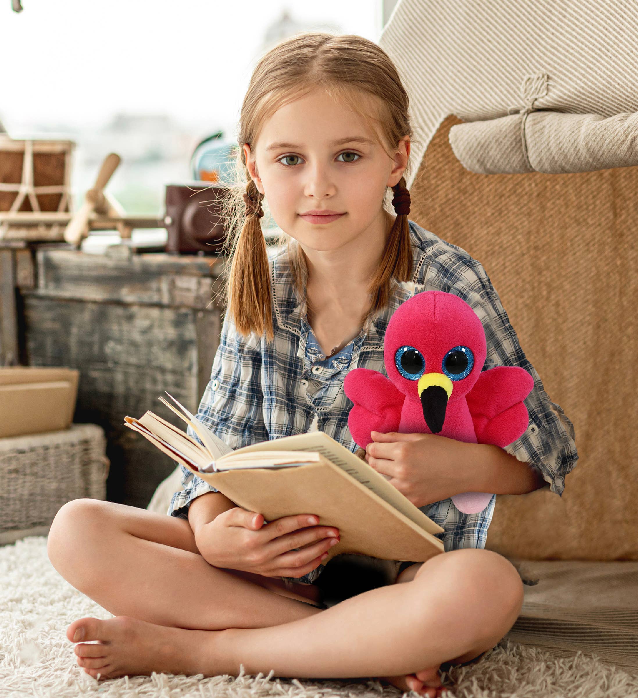 Cota Global – Großhandel Kuschel-/Plüschtier – Kind & Baby – Großes Kuscheltier - Flamingo6