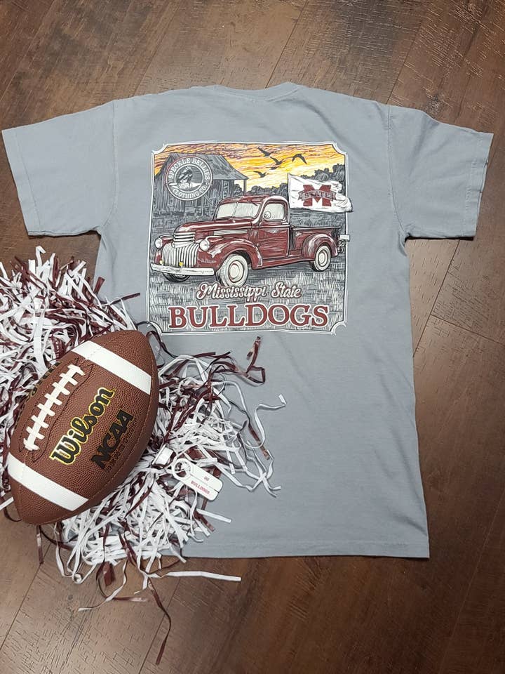 MSU Truck for wholesale by Speckle Bellies Clothing Company