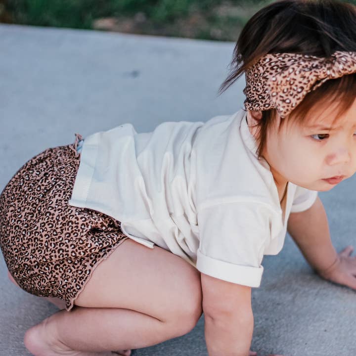 Emma Grace Shoppe - Wholesale Underwear/Diaper Cover - Baby - Emma Grace Shoppe- Organic Bloomers- Leopard