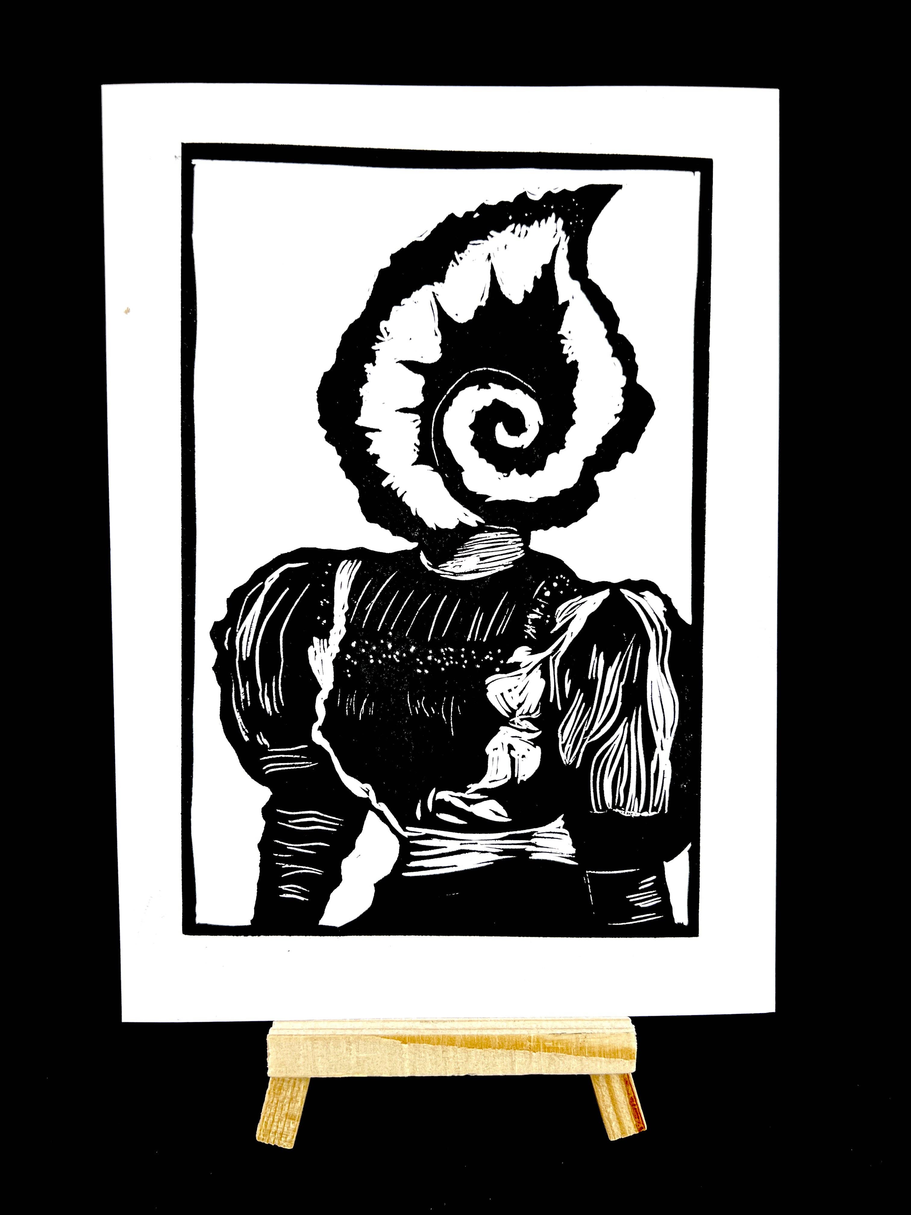 Pixel Palmer - Wholesale Art Print - Margot "Escargot" Begonia0