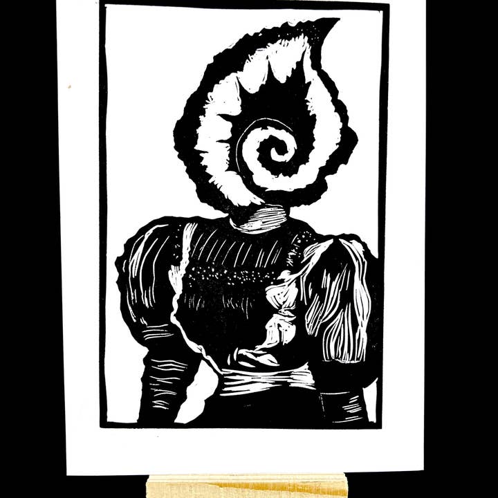 Pixel Palmer - Wholesale Art Print - Margot "Escargot" Begonia