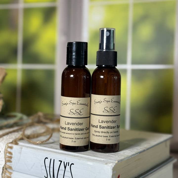 Suzy Spa Essentials - Wholesale Hand Sanitizer - oz Hand Sanitizer – Lavender or Cashmere (Spray or Gel) 2