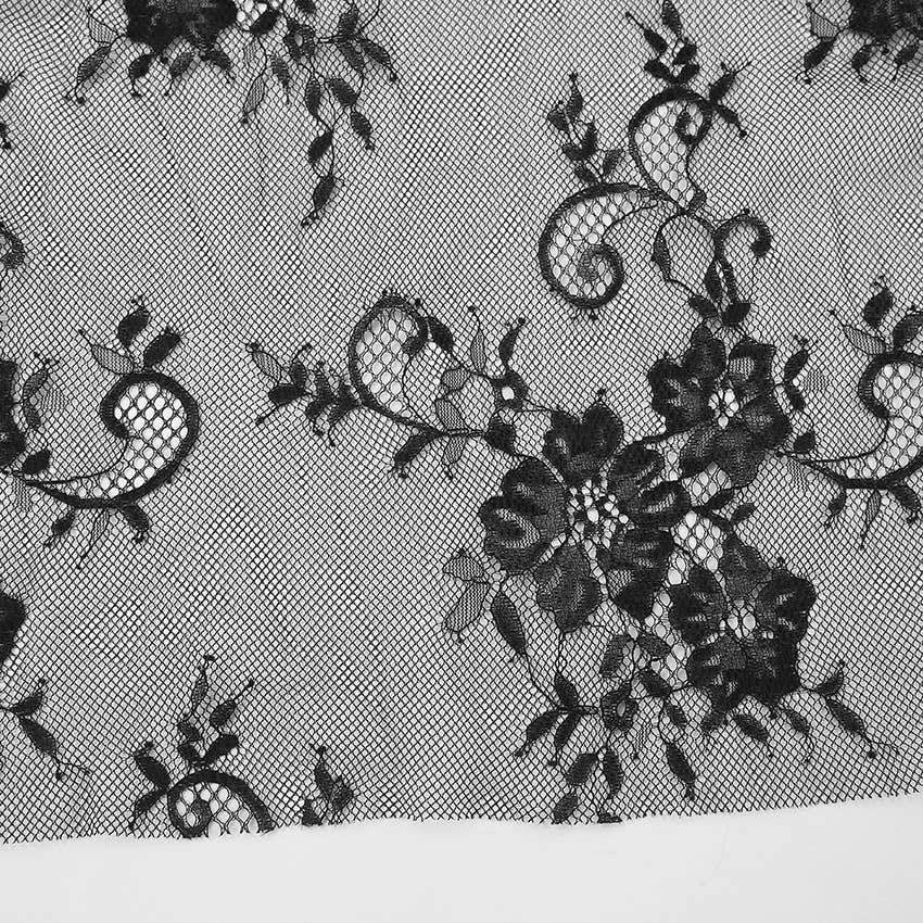 Black Sexy See-through Lace High Waist Bustier Skirt for wholesale on Faire8