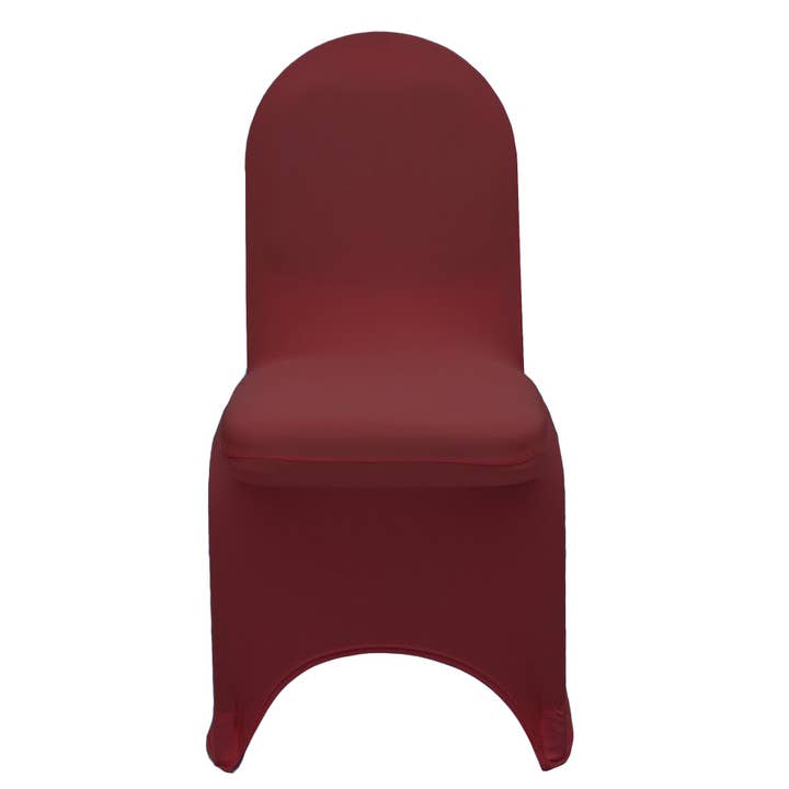 YOUR CHAIR COVERS - Wholesale Chair/Sofa Slipcover - Spandex Banquet Chair Cover Burgundy