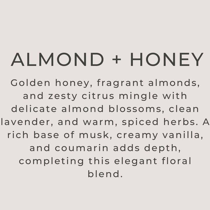 River Birch Candles - Wholesale Room & Linen Spray - Almond + Honey - 4 oz Amber Glass Room + Linen Spray2