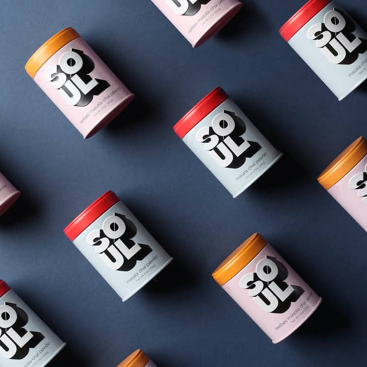 SØUL CHAI - Vendita all'ingrosso Tè sfusi - Confezione mista di barattoli per la vendita al dettaglio (6 e 6)