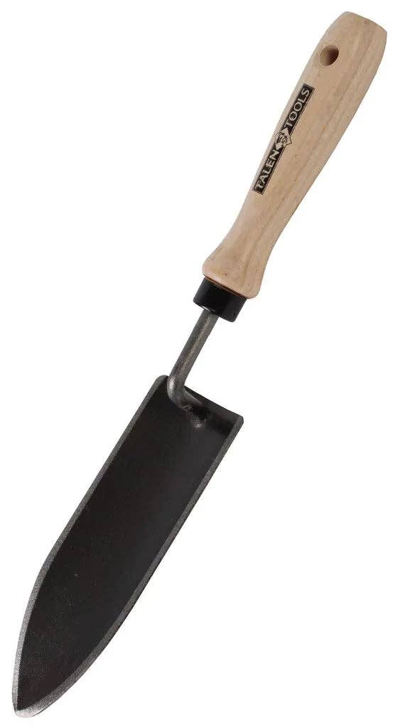 Trendhero.nl/b2b - Wholesale Garden Tool - Transplanting Trowel - Forged Steel - Narrow - Ash Wood Handle1