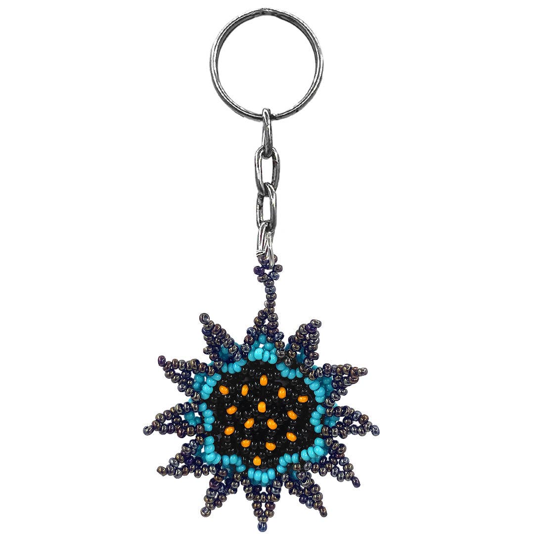 Pichincha - Wholesale Keychain - Women's - Beaded Sunflower Seed Bead Figurine Keychain4