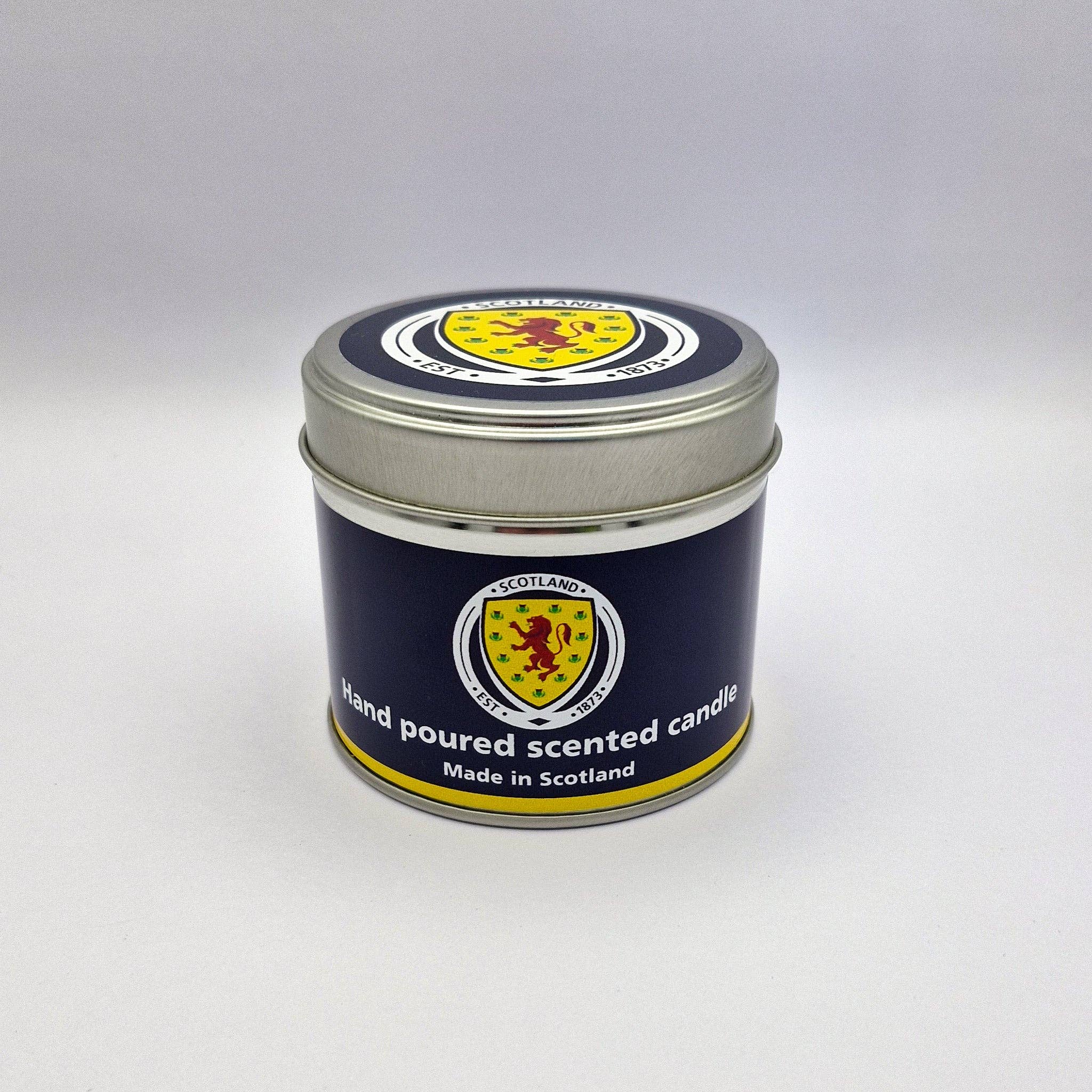 The Stirling Candle Company – wholesale Travel candles – Official Scotland National Football Team Travel Tin Candle1