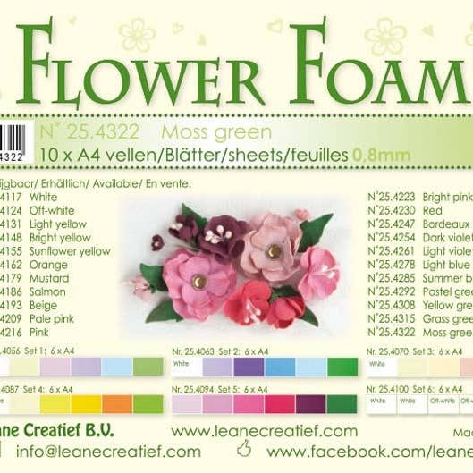 Ecstasy Crafts Distributing - Wholesale Craft Supplies - Flower Foam 10 A4 Sheets8