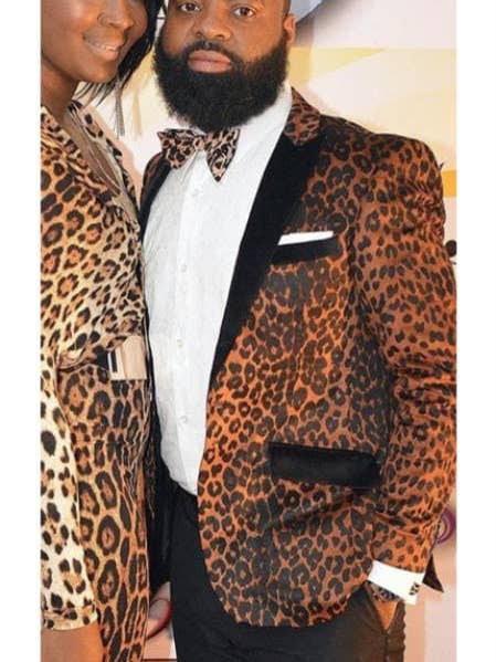 Blazers met luipaardprint voor wholesale door Alberto Nardoni