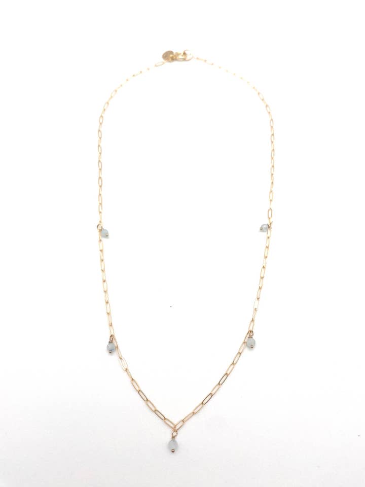 Pierre Marie, aigue-marine dorée pour la vente par In2 design