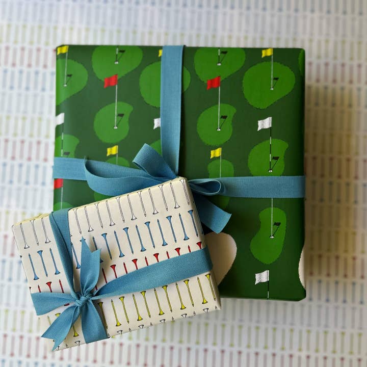 Ballard & Prescott - Wholesale Flat Wrap - Golf Wrapping Paper4
