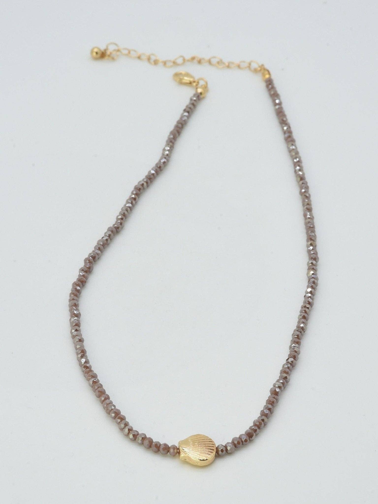 MiMi Wholesale - Wholesale Pendant/Charm Necklace - CN4372 Beaded Shell Pendant Necklace7