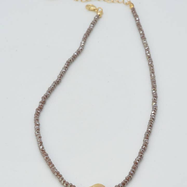 MiMi Wholesale - Wholesale Pendant/Charm Necklace - CN4372 Beaded Shell Pendant Necklace7