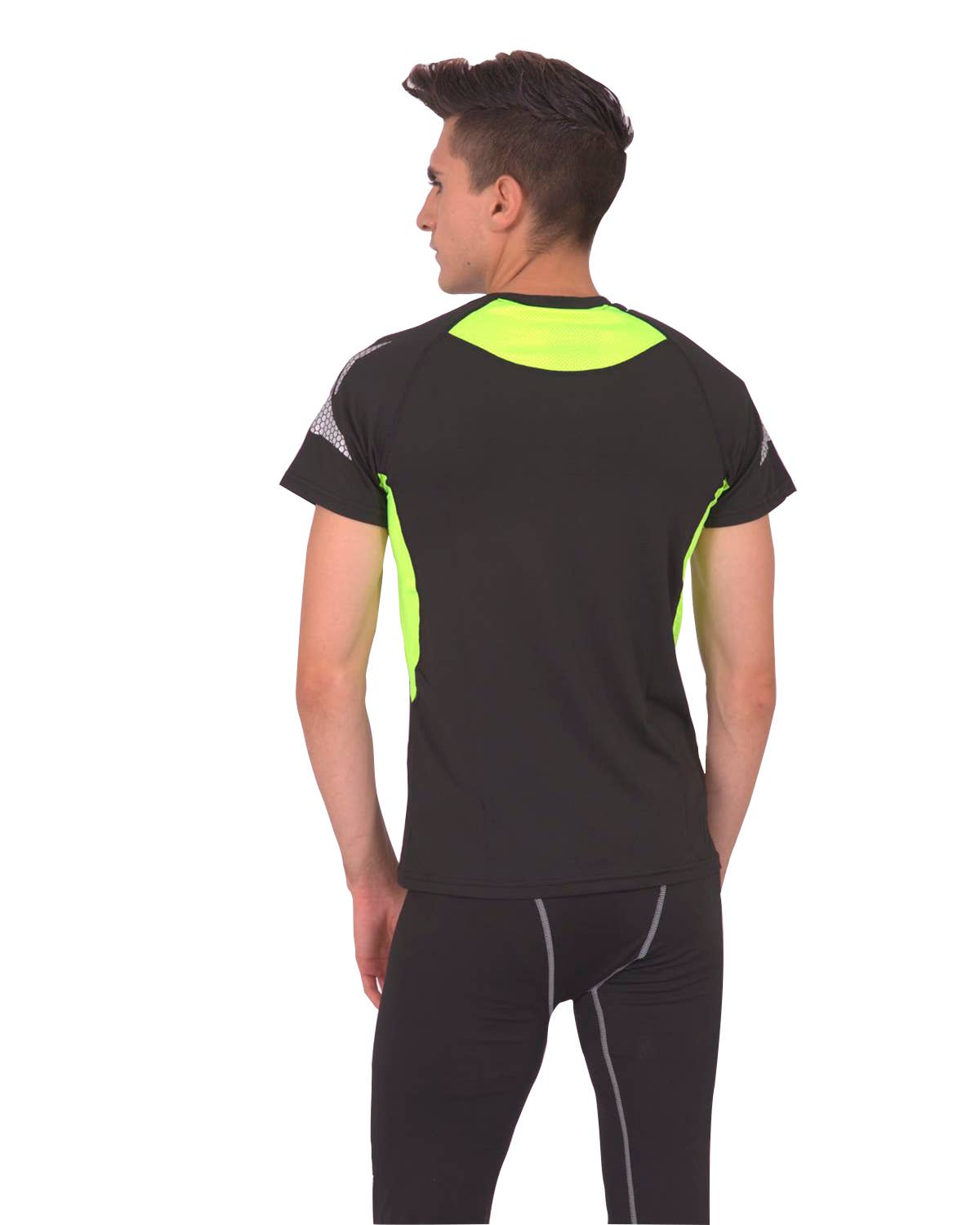 Savoy Active - Vente Chemise – homme - Tshirt Schuyler - Noir & Jaune3