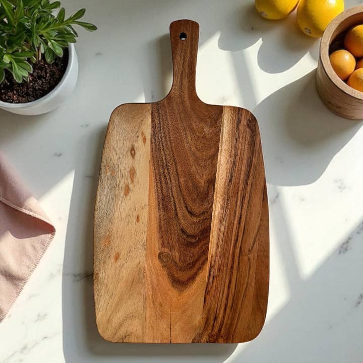 Mango Wood Cutting Board – 16" x 9" for wholesale by My Grounded Living