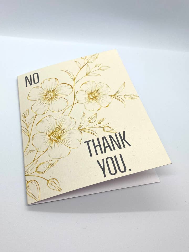 No hay tarjeta de felicitación de agradecimiento para venta al por mayor de Quirky Pairings