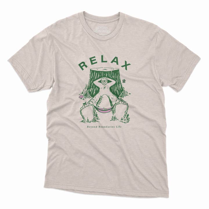 Relax Unisex T-Shirt, Cotton & Polyester for wholesale by Beyond Boundaries Life