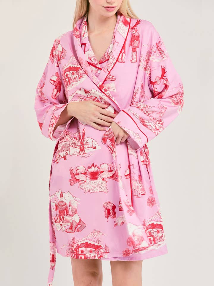 Robe de salon en toile après-ski pour la vente par Katie Kime