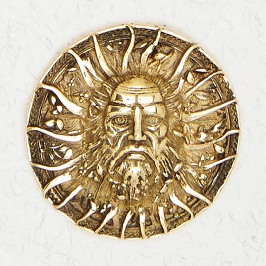 Collier Pendentif Celtique en Bronze - L'Homme Vert pour la vente par Nirvana LLC