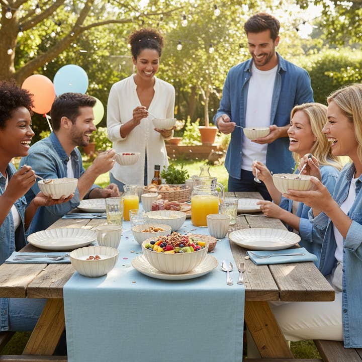 Kadra Kitchenware - Wholesale Bowl - Vikko - Atlantic, Cereal Bowl, Cream, 24 oz2