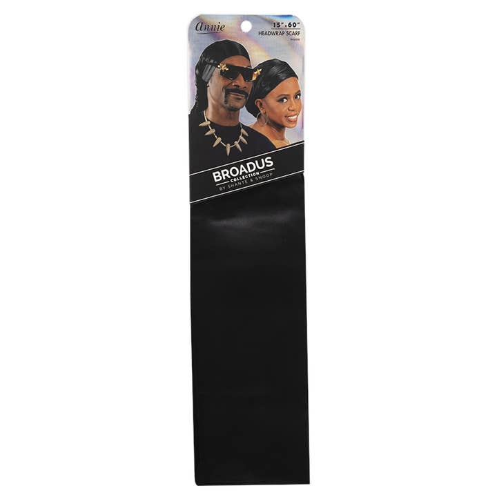 Broadus Collection: Snoop Dogg's Designer Scarf | Black for wholesale by Annie International, Inc.